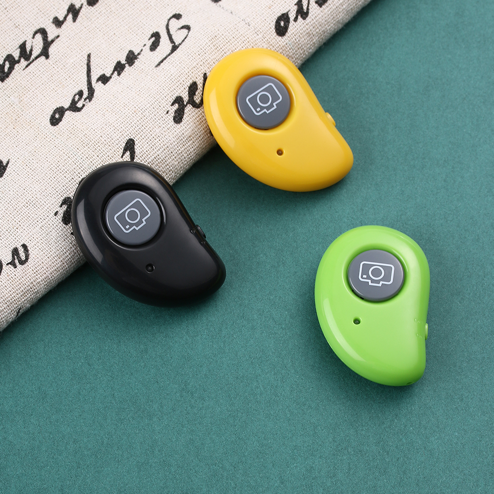 Universal mini trådlös bluetooth avtryckare fjärrkontroll selfie avtryckare knapp smartphone kamera slutarkontroll
