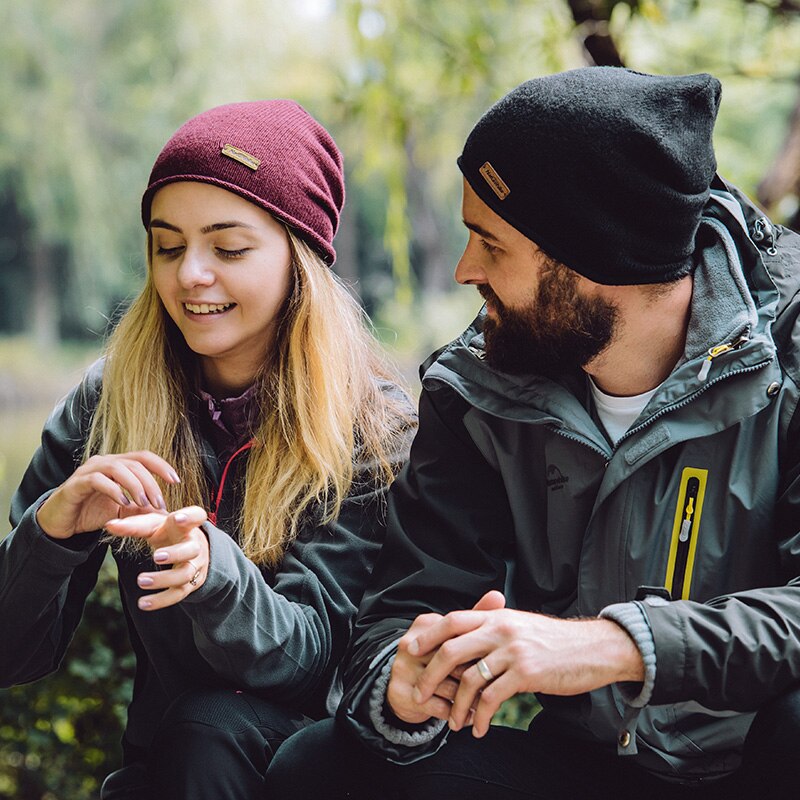 Naturehike-gorro de punto de lana para exteriores, gorro cálido para senderismo, Unisex, para correr, senderismo, deporte de escalada