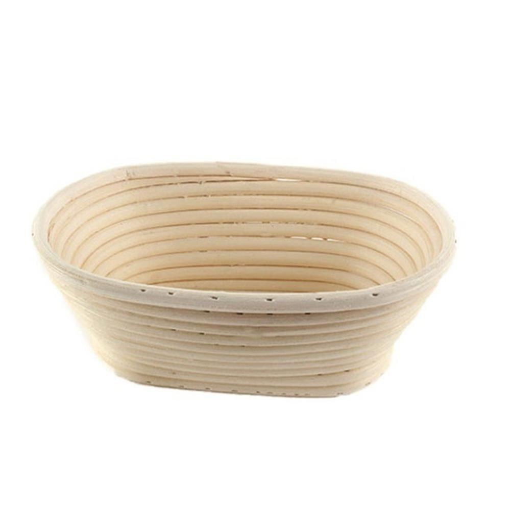 Metermall bakning torr korg oval form rotting banneton korg bröddeg som bevisar brotform skål: 17 x 12 x 6cm