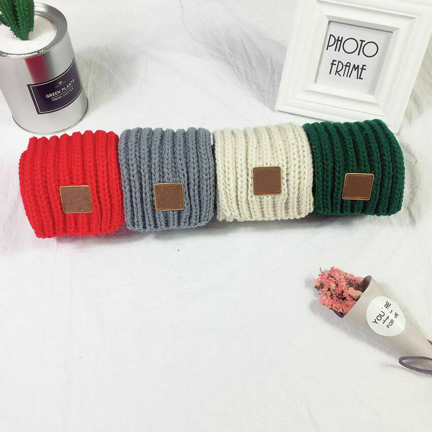 Lovely Boy Girl Kids Knitted Scarf Autumn Winter Warm Solid Scarf Children Girl Boy Knitting Wool Scarf Xmas
