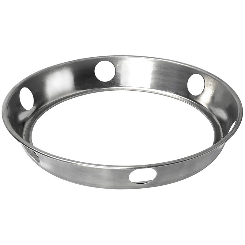 2PCS Stainless Steel Wok Ring/Metallic Round Bottom Wok Rack Universal Size for Gas Stove Fry Pans