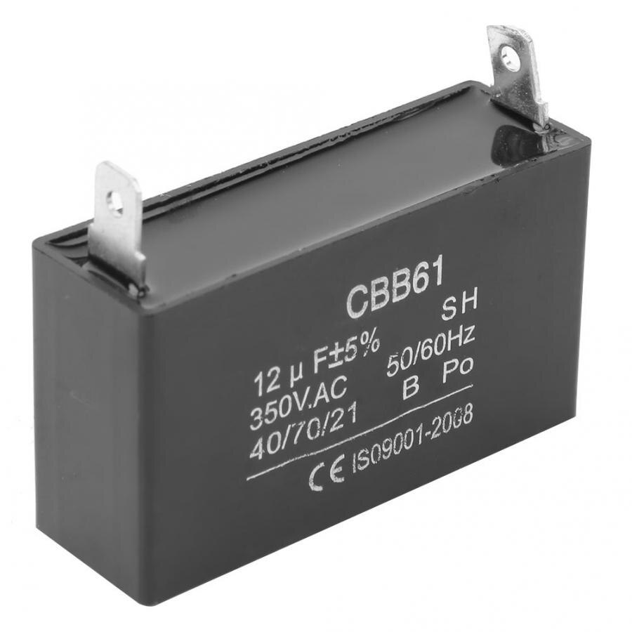 Cbb61 capacitor gerador a gasolina de partida do motor de ar condicionado capacitor 350vac 12 uf gerador