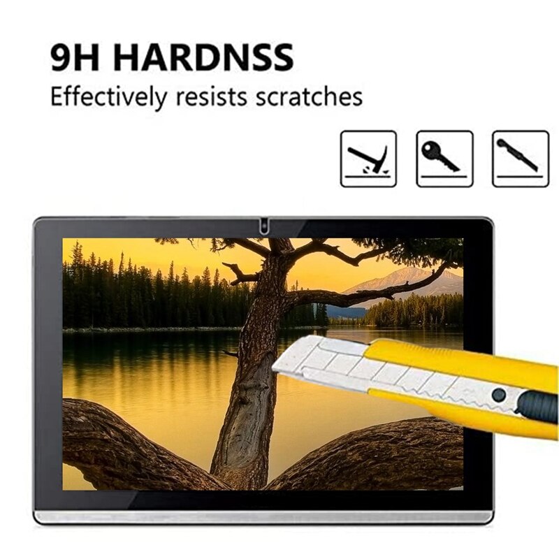 (2 stück) displayschutzfolie aus gehärtetem glas, kompatibel mit acer iconia tab  a1-840 (8 zoll, härtegrad ), 9h
