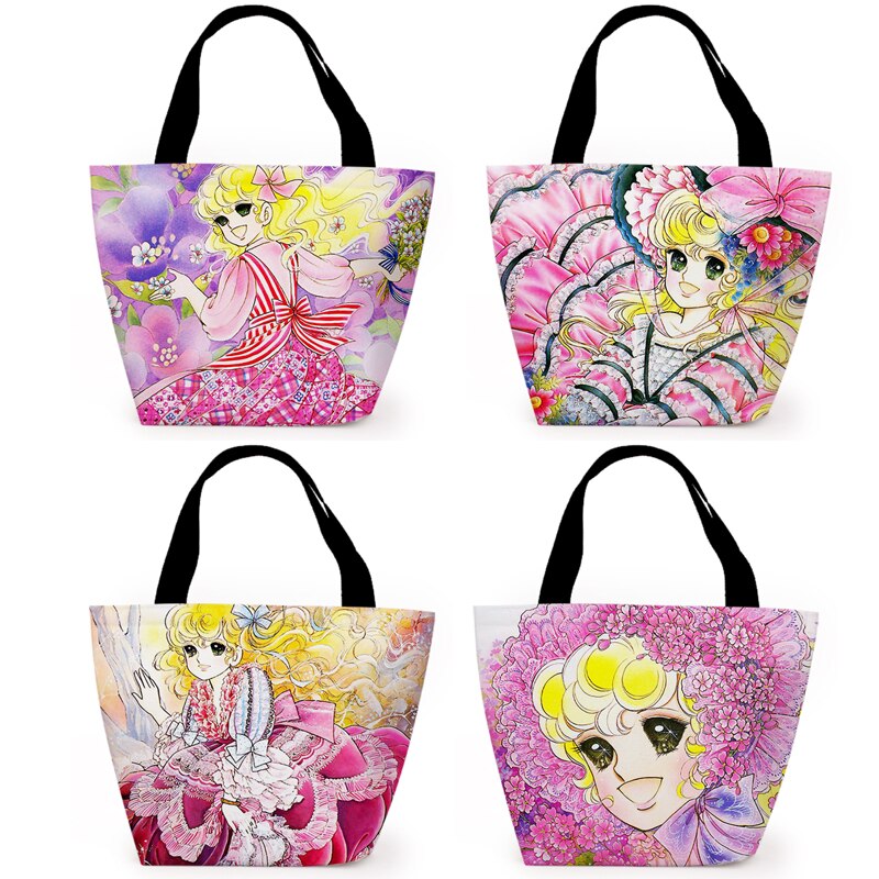 Dame Georgie mittagessen tasche nette Mehrfarbige frauen hand pack thermische frühstück box tragbare picknick reisetasche