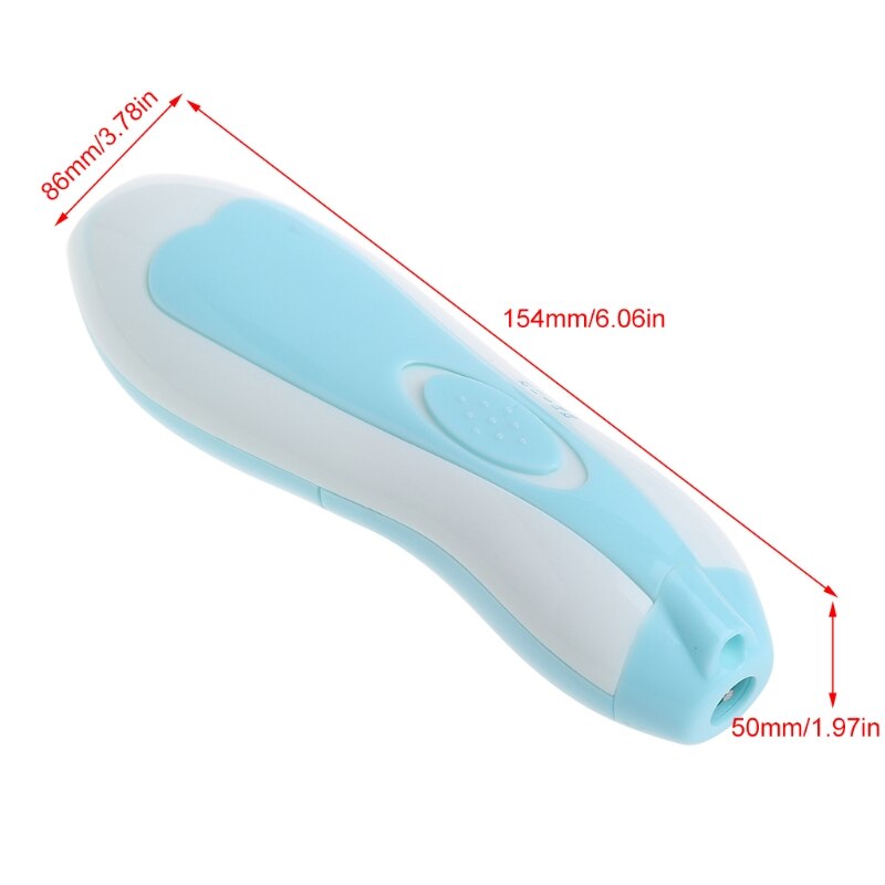 Electric Baby Nail Trimmer Manicure Pedicure Clipper Cutter Scissors Color Random