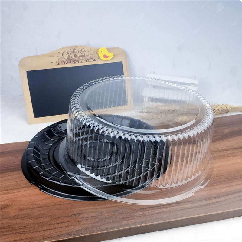 10 Pcs Transparant Taart Verpakking 10.5 Inch Plastic Cake Gebak Box Cupcake Muffin Dome Houders Koffers Kisten Cups A35