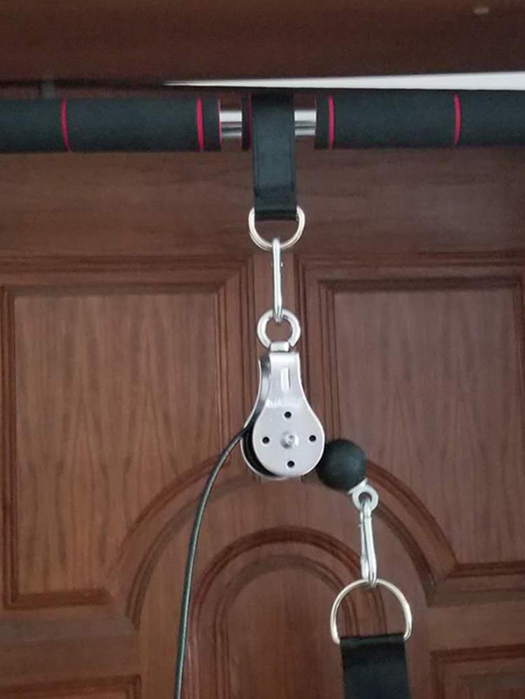 Pulley System Triceps Training Exerciser Fitness Workout Equipment Cable Machine Attachments For Gym