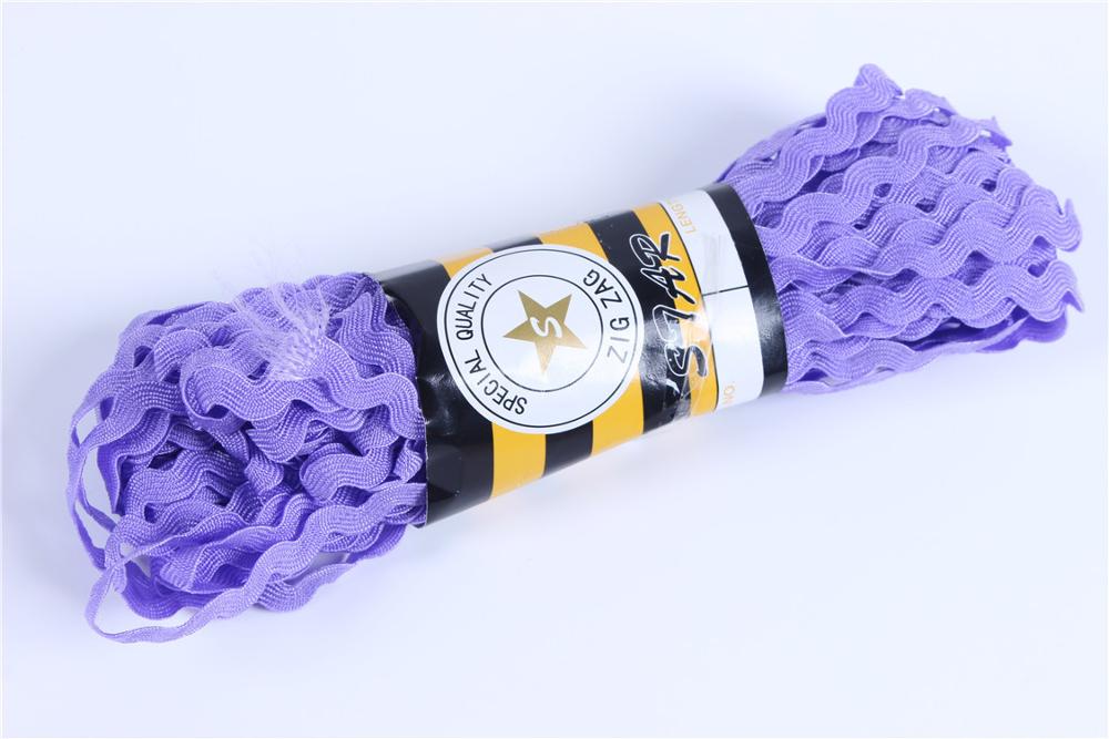 15yard/lot S Shaped Curve Wavy Lace Trim Ribbon Handmade Hat Curtain Pillow DIY Sewing Crafts Wedding Party Decorations: Purple 15Y