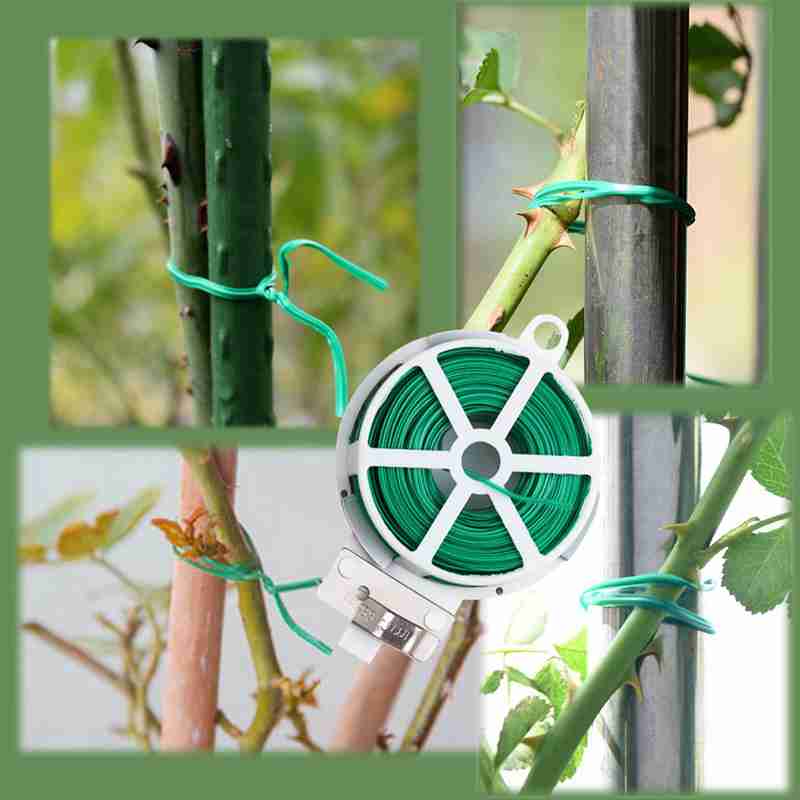 Kabelbinders van kunststof voor planten, herbruikbare kabelbinders, kweeksets voor in de tuin, verstelbare kabelbinders van kunststof voor planten
