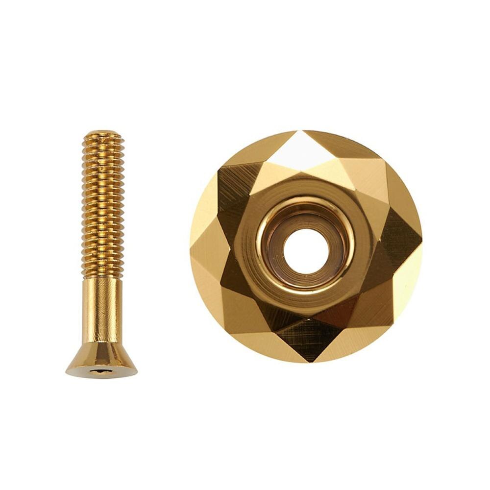 MTB Bicycle Top Tube Cap Screw Headset Cover Stem Spacers Mountain Bike Parts headset cap Aluminum alloy Rainbow Color
