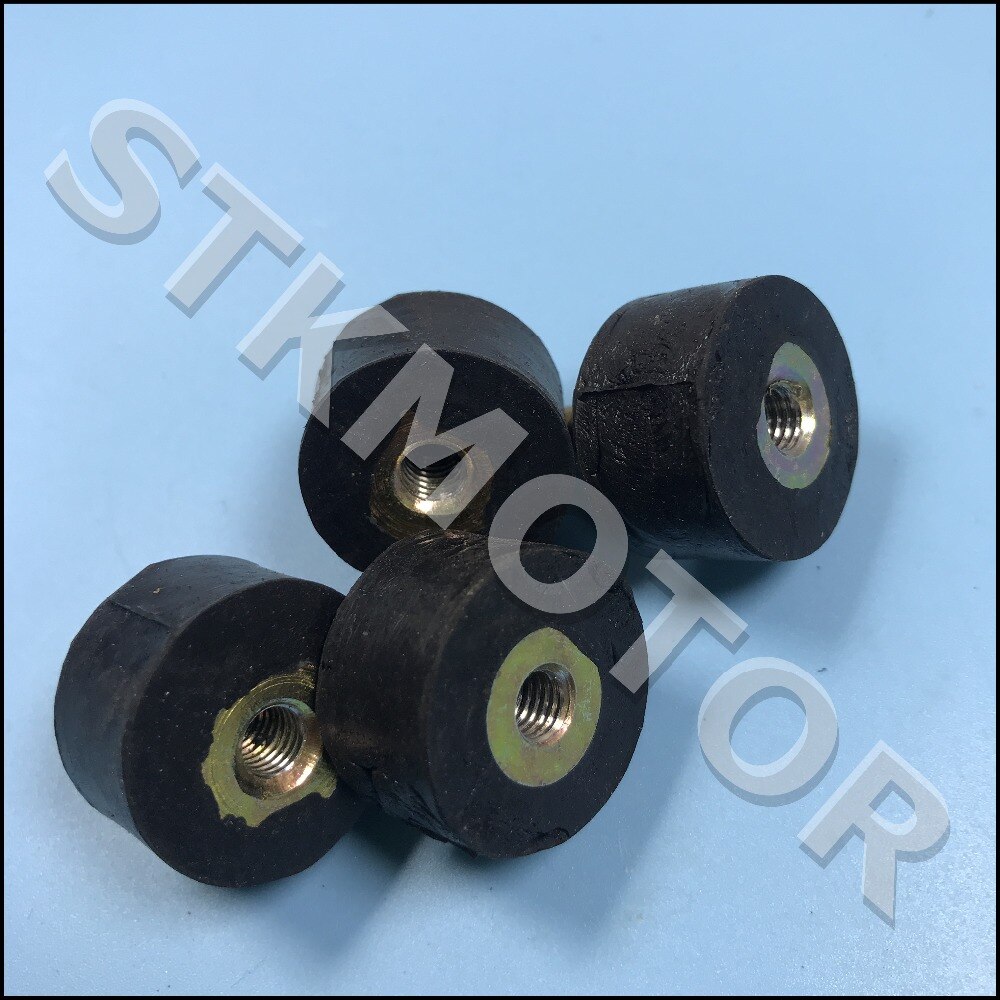 4pcs Buyang Feishen FA D300 H300 G300 300CC ATV Quad Rubber Pad Nuts ATV Parts 8.2.01.0010