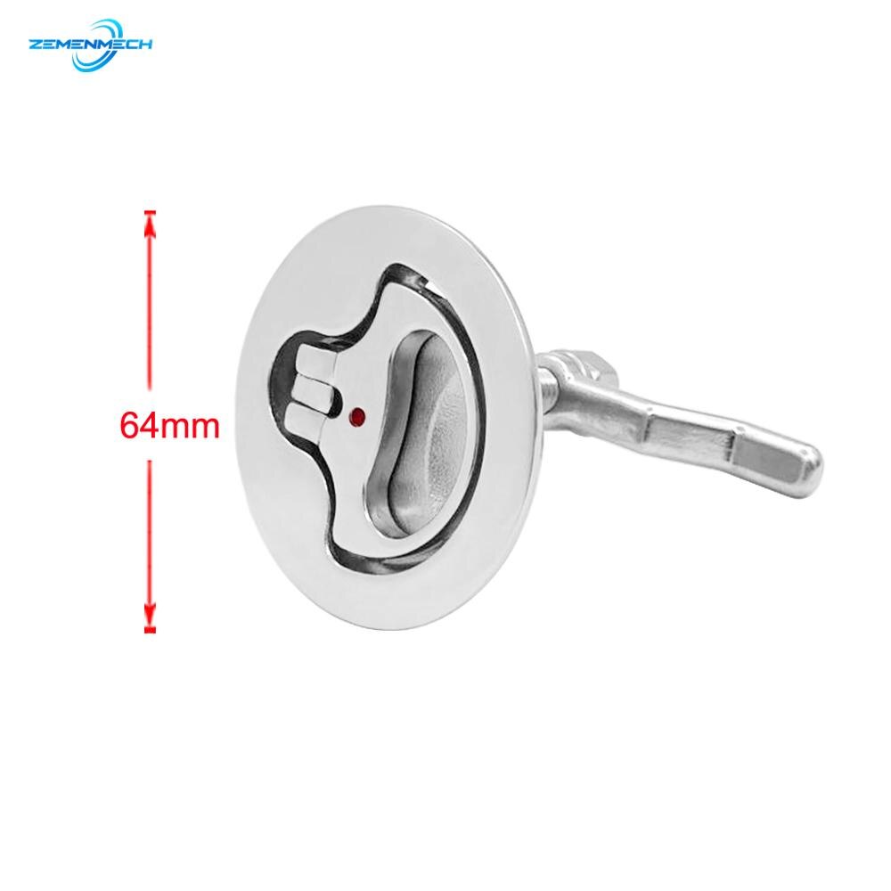 Marine Accessories 316 Stainless Steel Cam Latch Flush Pull Deck Latch Marine Hardware Boat Floor Lock Yacht Accessoire Bateau