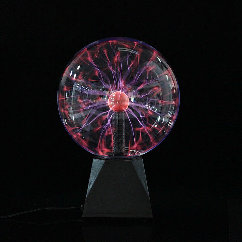 Crystal Ball Magic Plasma Ball Light Electric Lamp Night Light 4 5 6 8 Inch Table Lights Sphere Christmas Kids Glass Lamp