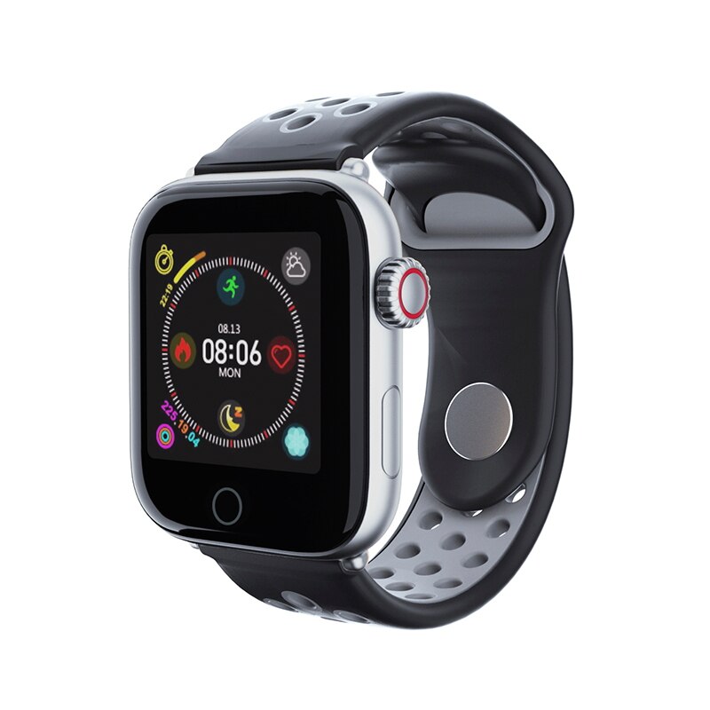 Z7 Smart Uhr Männer Wasserdichte Smartwatch Mit Herz Rate Monitor Blutdruck Fitness Armband Für iPhone iOS Android Uhren: Grau