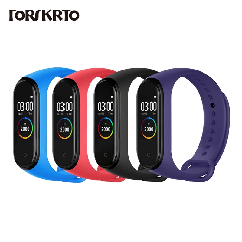 Pulsera inteligente PK redmi band M4 M3 pro, pulsera inteligente deportiva con control del ritmo cardíaco y de la presión sanguínea para hombre y mujer