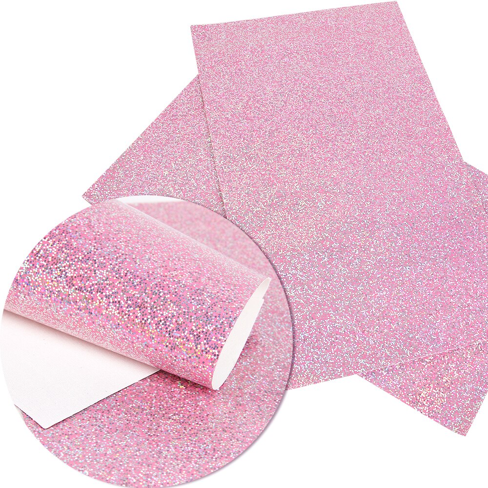 30*140cm ensfarvede glitter syntetiske læder stofark, diy håndlavede materialer til fremstilling af pung øreringe  ,1 yc 7826: 1057252006
