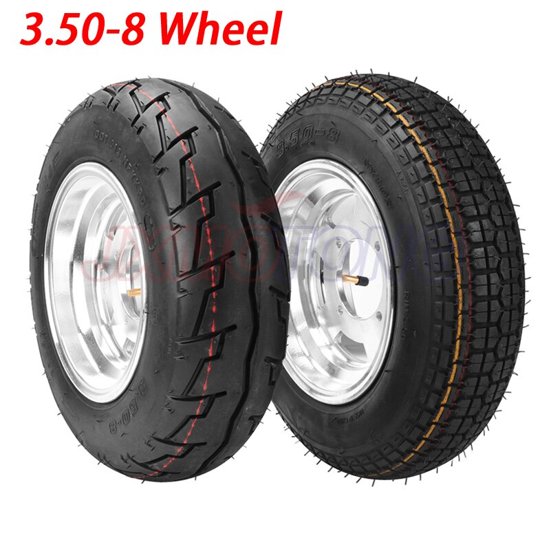 Aluminium Naaf Voor Aap Z50 Z50R Z50J Motor Scooter Bike 3.50-8 Band En Wiel Hub Met binnenband 8 Inch