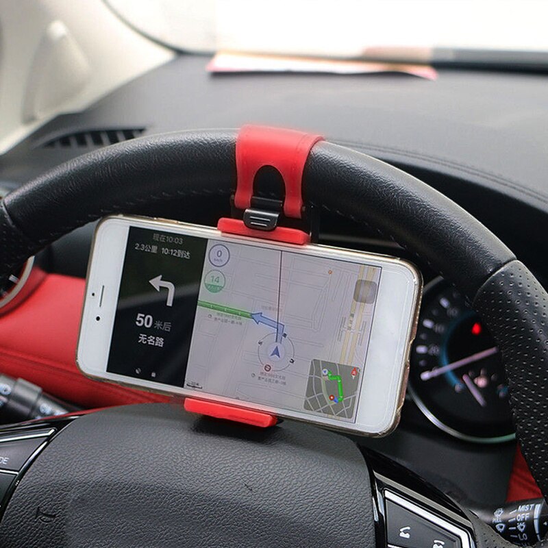 Kit universel de support de téléphone pour volant de voiture, support de montage pour caméra automatique de vélo, support GPS, accessoires d'intérieur de voiture