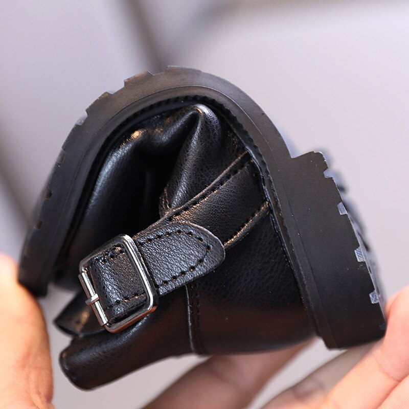Martin kinder herfst winter enkel leren laarzen kinderen winterschoenen voor babymeisjes sportschoenen warme laarzen 1 2 3 4 5 6