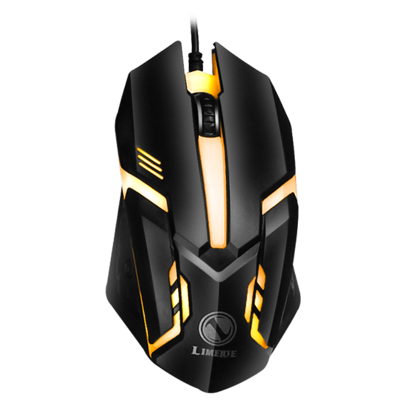 Usb kablet gaming tastatur mus sett pc rainbow fargerik led bakgrunnsbelyst gamer gaming mus og tastatur combos kit hjemmekontor