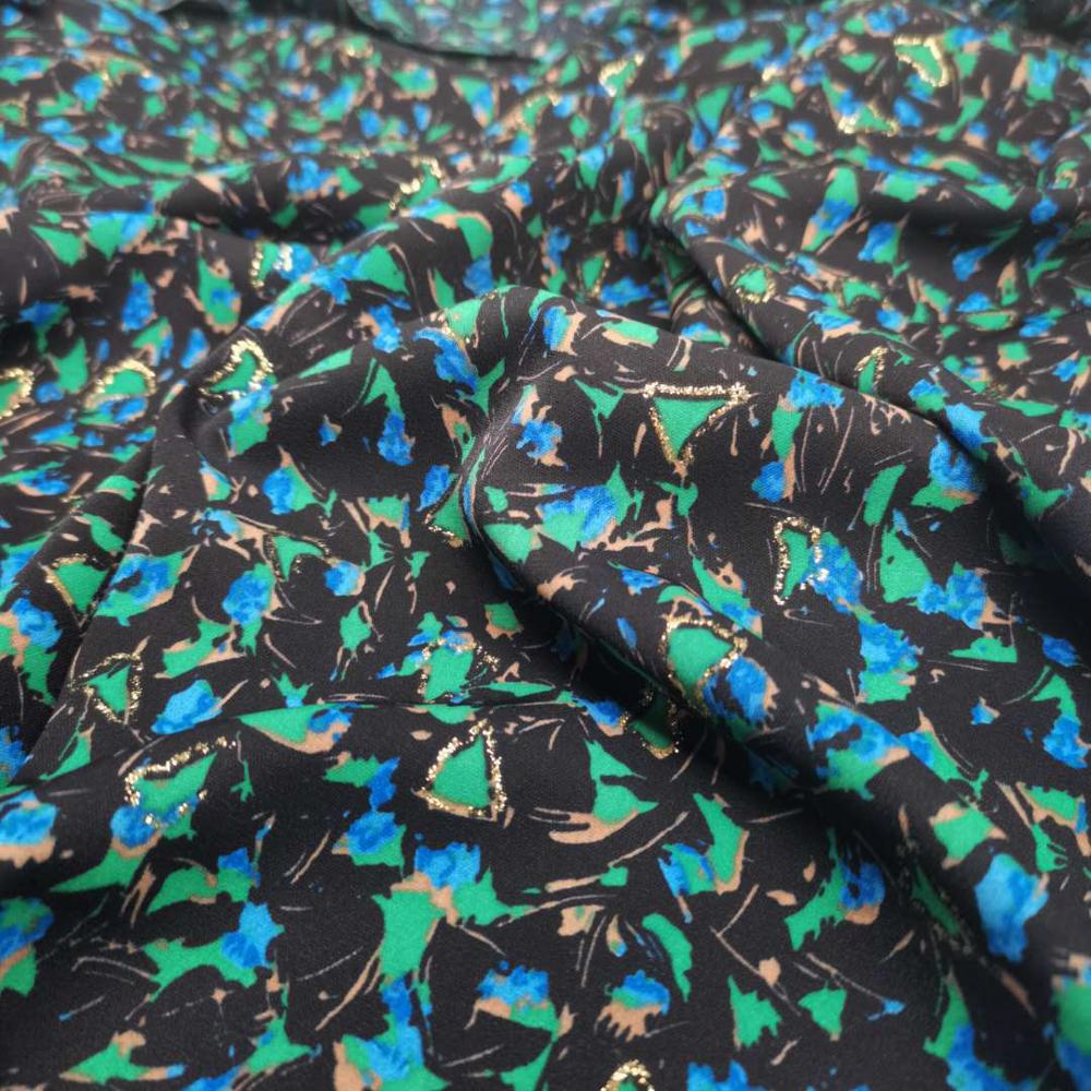 Glittery Chiffon Party Dress Fabric Shiny Glamy Fabric Soft Craft DIY Fabric: H1