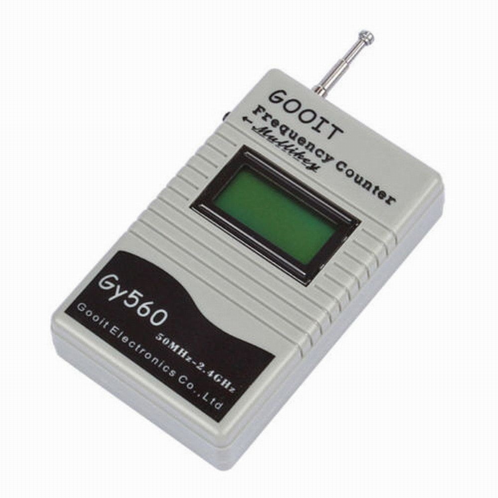 GY560 Frequenz Meter Zähler Tester für Zwei-Weg Radio Transceiver GSM 50MHz-2,4 GHz 7 Ziffer LCD Anzeige mit Signal Meter