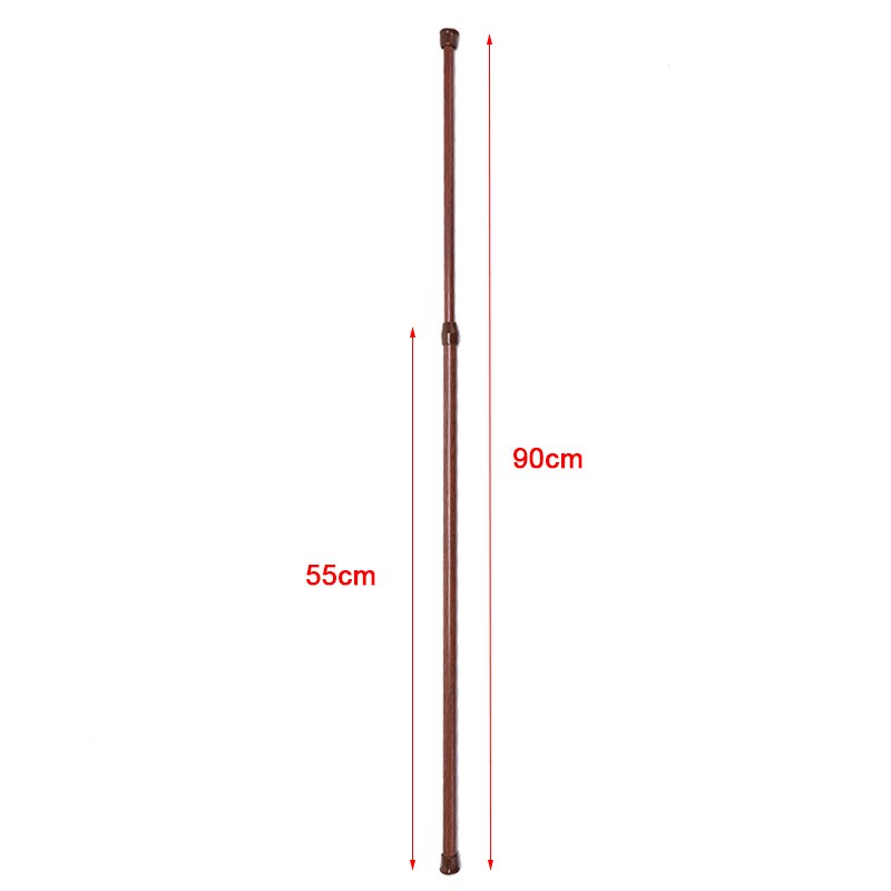 Multifunction Adjustable Bathroom Shower Curtain Rods Metal Voile Extendable Rod: A7