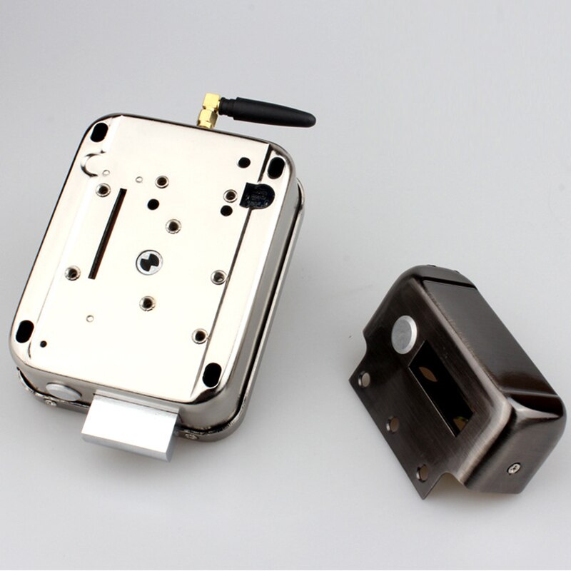 Waterproof Electric Lock Outdoor Waterproof Gate Lock Battery driven Wireless Lock Wiress EXit switch 433mHZ Remote Door Lock