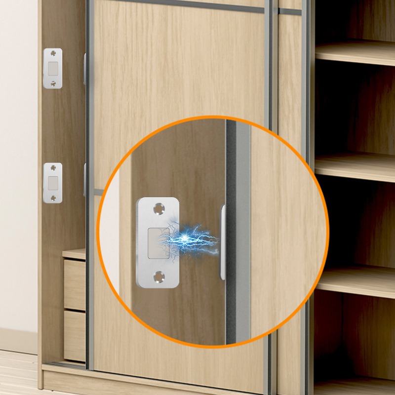 Schrank-Magnetverschluss, ultradünn, selbstklebend, Schrankverriegelung, magnetische Verschlüsse für Küchenschrank, Türschließen, magnetischer Türverschluss