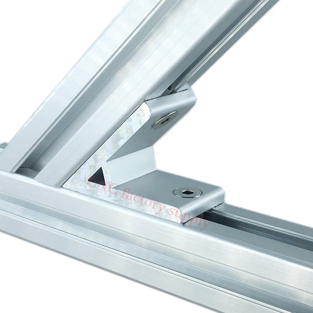 aanpassing 45 graden ingeschreven hoek beugel hoek connector EU standaard 20/30/40/45/50 /60/80 serie Aluminium Profiel delen