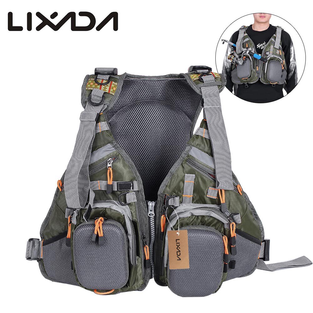 Lixada 3 In 1 Mesh Vliegvissen Vest En Rugzak Adem... – Grandado