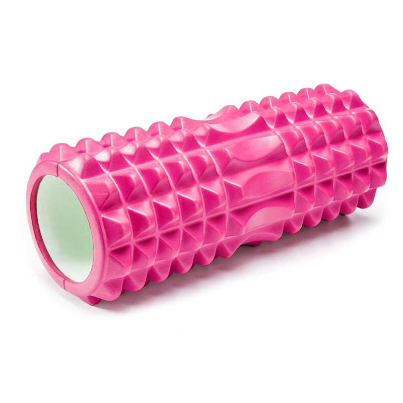 30 cm Schaumstoff-Massagerolle, Hohlsäule, Fitnessgeräte für Muskelmassage, Physiotherapie und Sportrehabilitation: Elfenbein