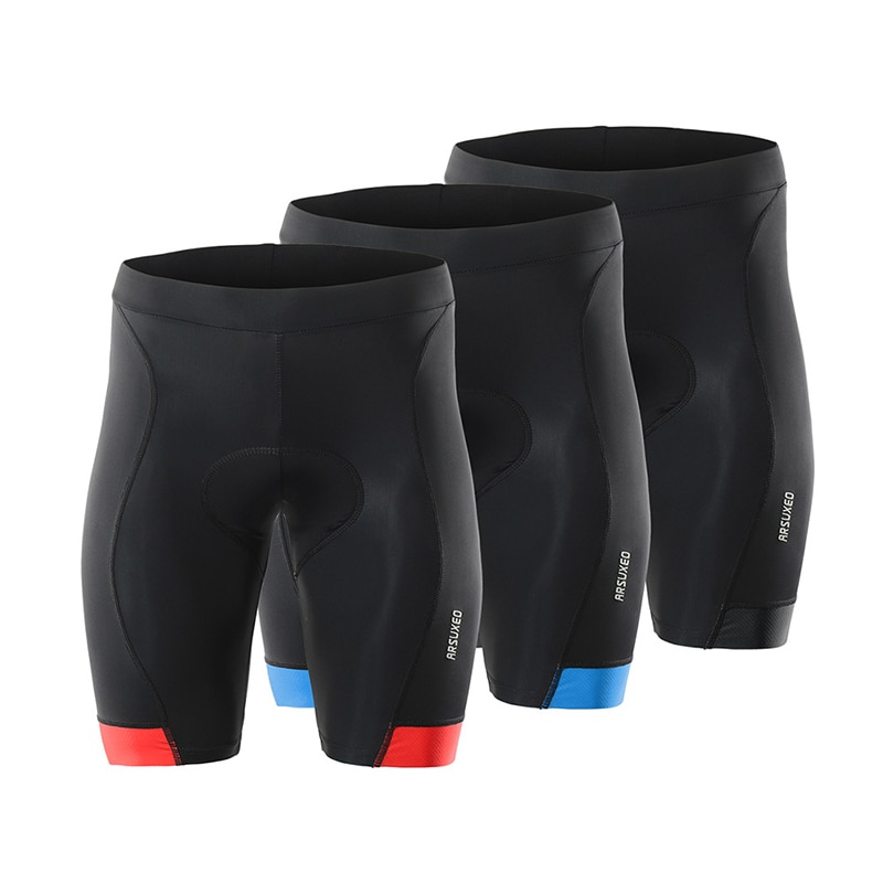 Pantalones cortos de ciclista, medias acolchadas con GEL 5D para Hombre, pantalones cortos de Ciclismo a prueba de golpes, pantalones cortos para Ciclismo de montaña o de carretera para Hombre