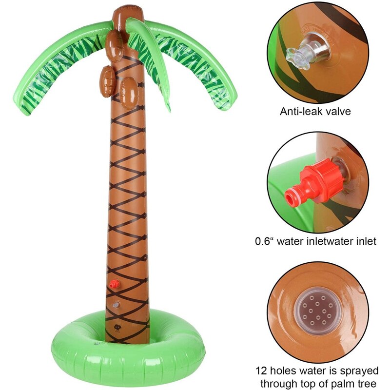 61 Cal nadmuchiwane drzewo zraszacz zraszacz wodny zraszacz letni rozpylać wodne zabawki podwórko zabawki wodne na impreza plenerowa