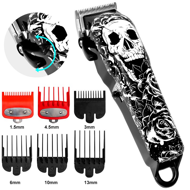 Kapperszaak Tondeuse Professionele Tondeuse Oplaadbare Kapper Elektrische Mannen Cordless Kapsel Verstelbare Keramische Blade