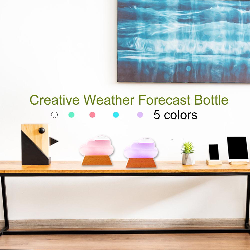 Prévisions météo cristal poire forme tempête verre décor noël nouvel an météo prévision pour bouteille goutte tempête Art décor