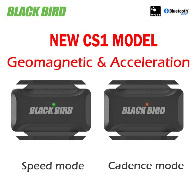 BLACKBIRD – capteur de Cadence CS1, compteur de vitesse, double Rpm, Bluetooth 5.0 ANT +, pour vélo de route et vtt, pour Garmin Zwift