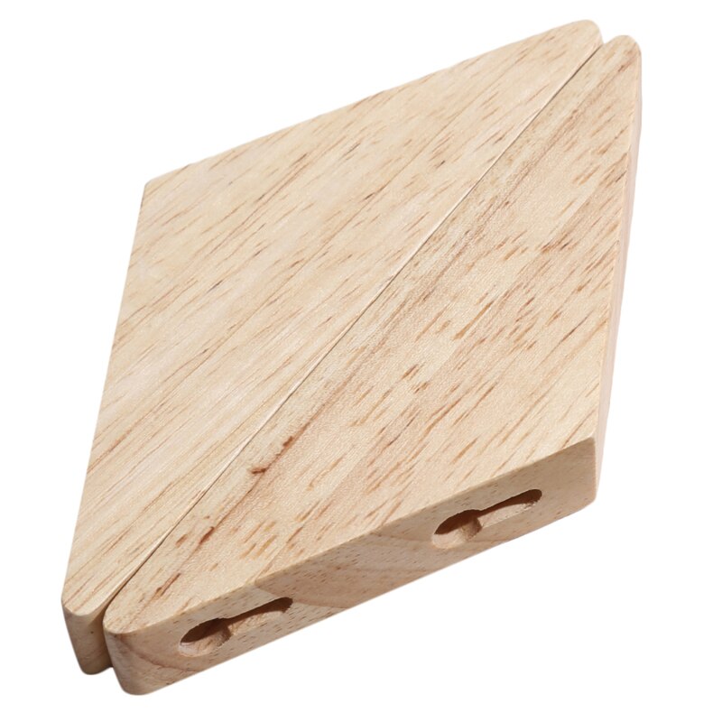 Natuurlijke Hout Kleerhanger Muur Gemonteerde Kapstok Decoratieve Sleutelhouder Hoed Sjaal Handtas Opslag Hanger Badkamer Rack: Wood  1