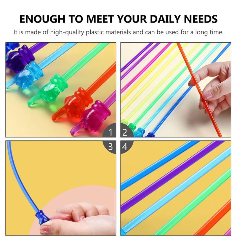 10Pcs Cute Pointer Handheld Presenter Teacher Pointer Whiteboard Pointer Teach Tools Teaching Supplies School Office Mixed Color