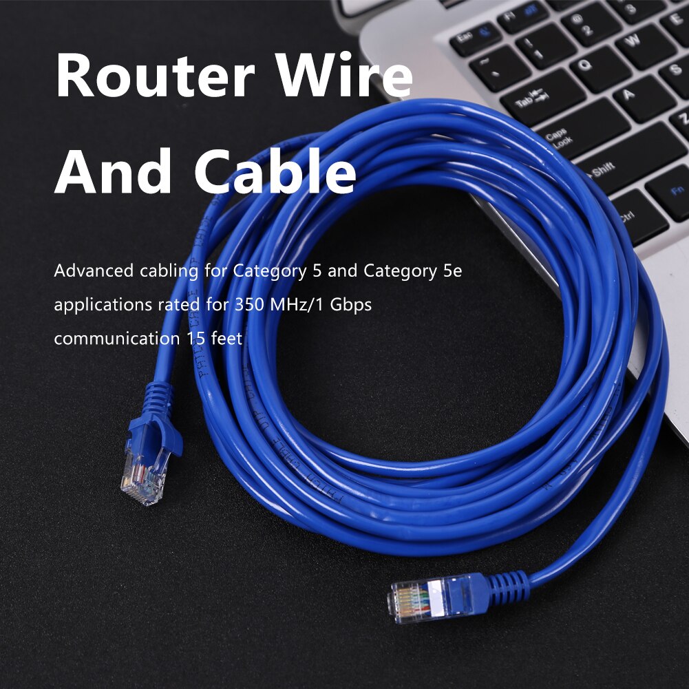 Cat5 Ethernet Cable RJ45 Male Connector 1Gbps Network LAN Patch Cord for Computer Laptop Digital Cable