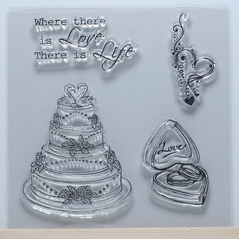 Winter wishes Moment Happiness Rest travel Beautiful Rubber Silicone Seal transparent clear rubble stamps for DIY Scrapbooking: Love life