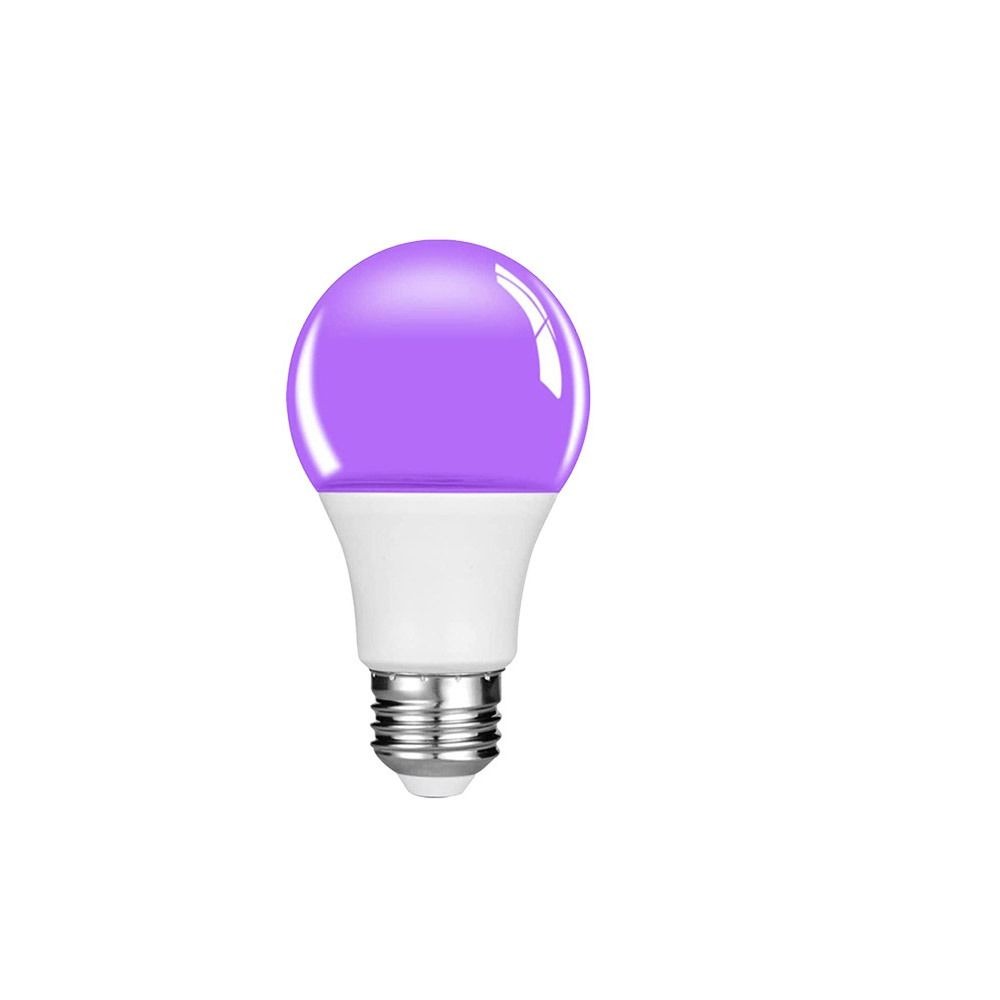 Lámpara ultravioleta de luz negra, bombilla UV púrpura 360, bombillas de luz UV E27 de 10W, atmósfera, bombilla negra púrpura, decoración de barra: Default Title