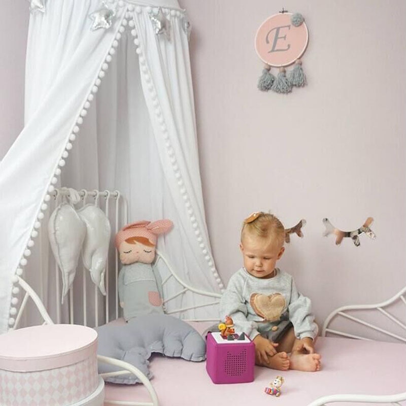 Babybedjes klamboe nordic ins kinderkamer ingericht met koepel bed tent babykamer decoratie kinderbed klamboe