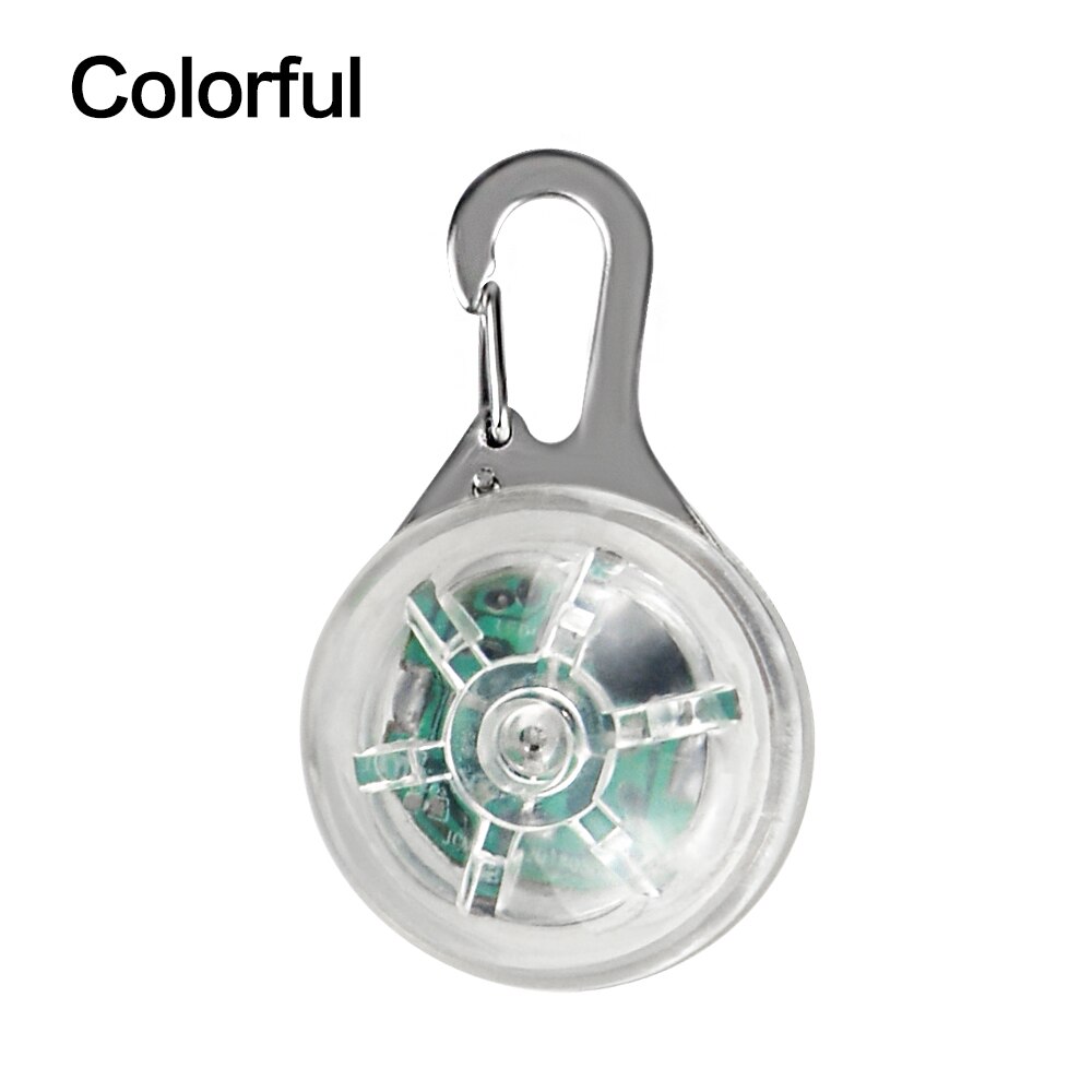 Hund katt krage glödande led ficklampa hänge natt säkerhet husdjur leder halsband lysande ljusa dekoration krage för hundar: Rgb