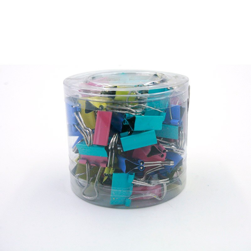60 Assorted Small Office Organize Mini Metal Binder Grip Clips 15mm Notes Letter