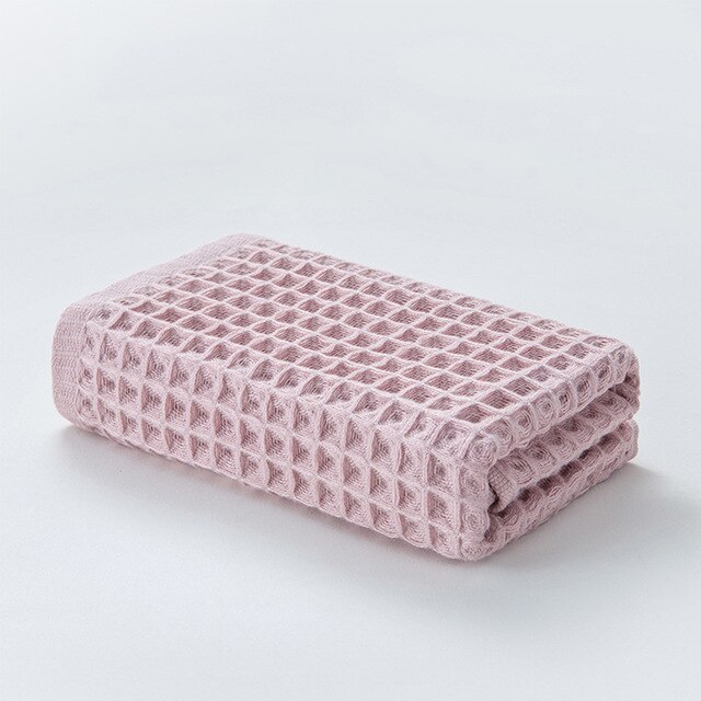 100% Cotton Hand Towels for Adults Plaid Hand Towel Face Care Magic Bathroom Sport Waffle Towel 34 X 74 CM: 3