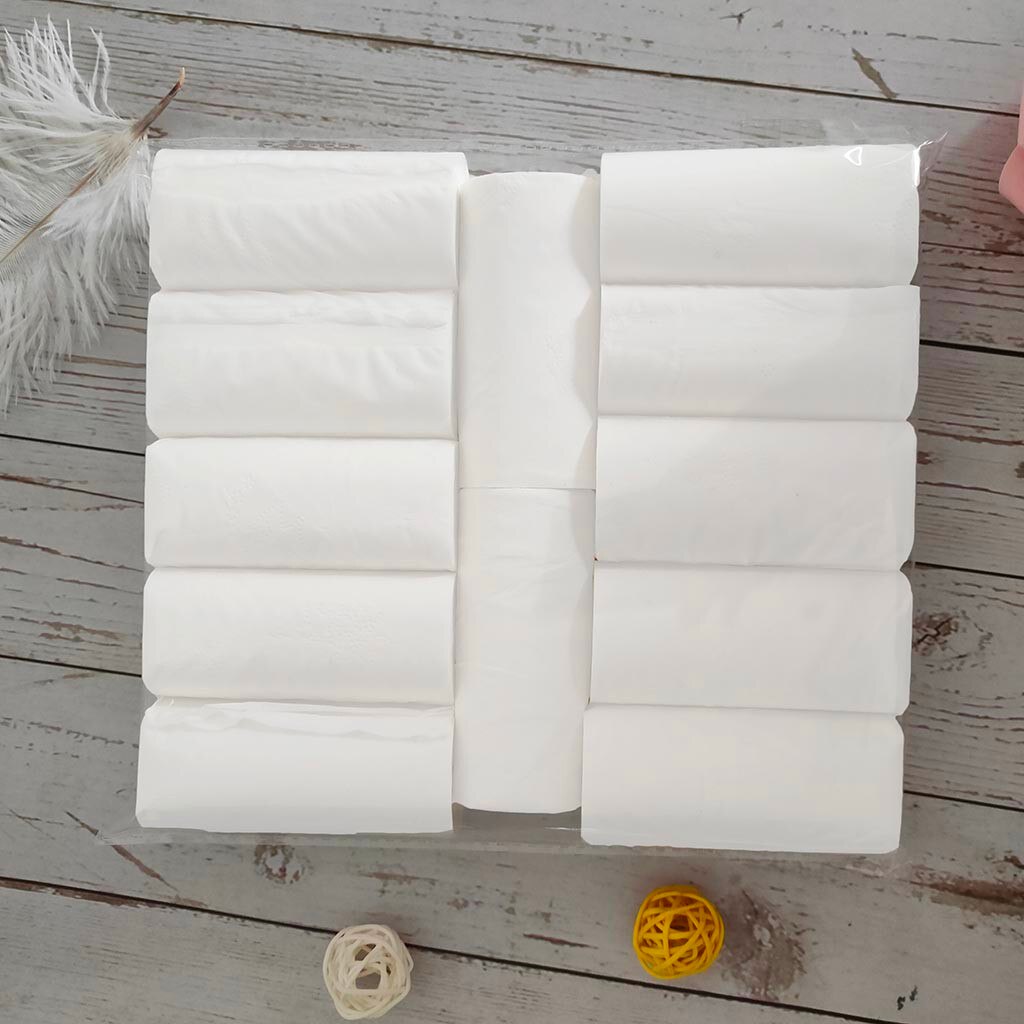 Wc Papier Weichen Haushalts Ultra Mild Wc Papier Groß Bad Küche Kleine Rolle Von Papier Derouleur papier toilette A07: 12PCS