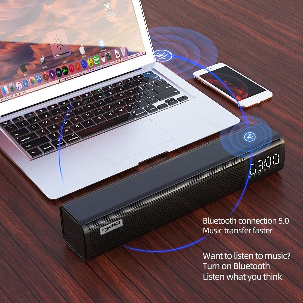 Q2 Draadloze Bluetooth Speaker Hifi Sound Box Voor Computer Mobilephone Ingebouwde 2200 Ma Batterij Soundbar 10W power