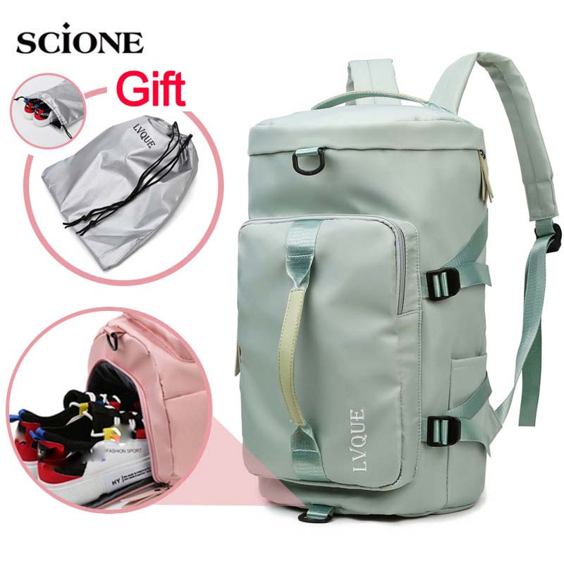 School Backpack Gym Travel Bag for Women Men Camping Outdoor SPorts Shoulder Bag With Shoes Pocket Fitness Training Bag XA221A