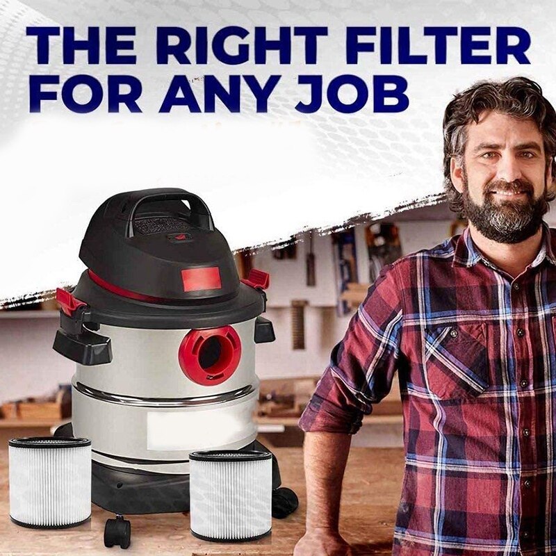 Wet Dry Shop Vac Filter 90304 Replacement Filter Perfect for Wet/Dry